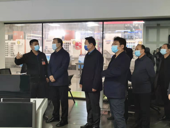 邯鄲市人大主任王進(jìn)江 調(diào)研分包重點項目恒工精密