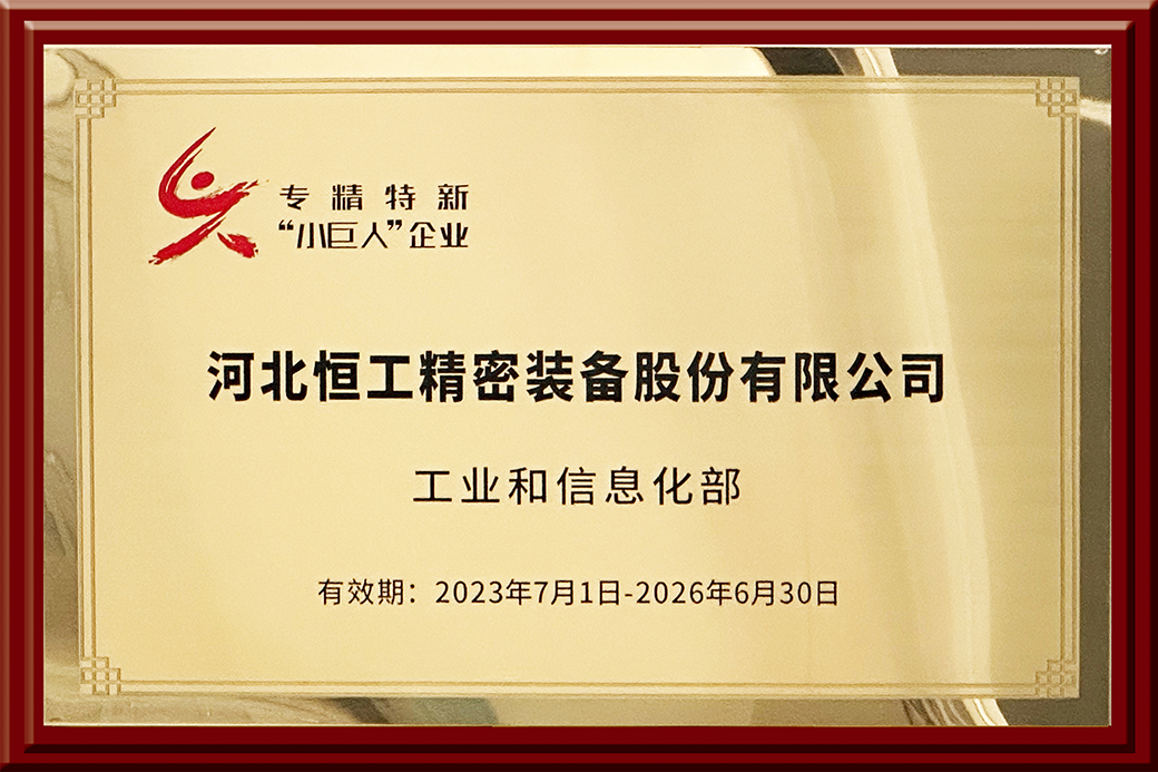 國家專精特新“小巨人”企業